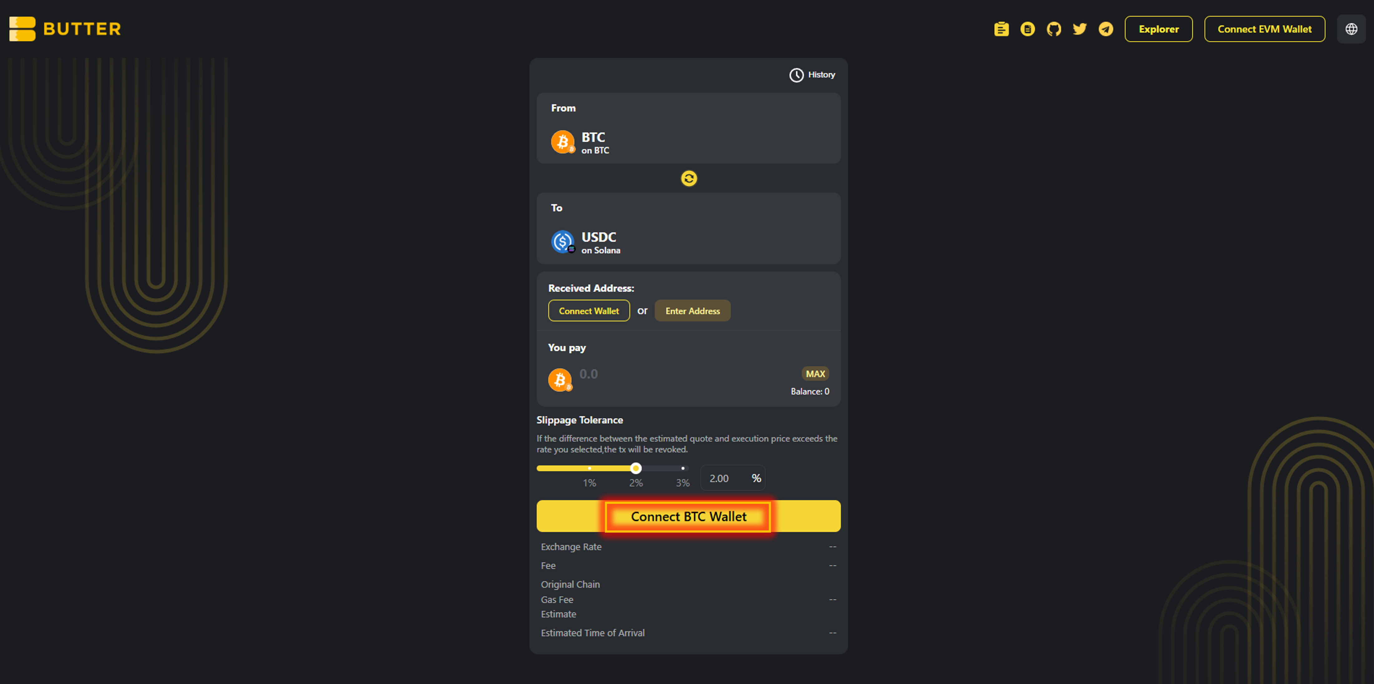 Connect BTC Wallet